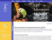 Tablet Screenshot of etctrips.org